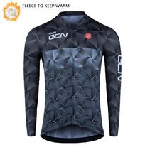 RAUDAX GCN Winter Thermal Fleece Road Bike Cycling Clothing Winter Warm Cycling Kits Man's Long Sleeves Cycling Jersey Set XXL