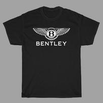 Bentley Automobilio Logotipas Vyriški Juodi Marškinėliai Dydis S iki 5XL Unisex Marškinėliai S gray