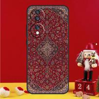 Persian carpet Floral pattern Case For Honor Magic V5 5 6 7 Pro Honor 200 400 Lite 50 70 90 X7a X8a X8b X9a X9c X9b Cover Honor Magic6 Lite black