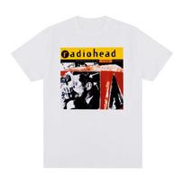 Radiohead Creep Vintage T-shirt Thom Yorke Music Rock Band Cotton Men Summer T Shirt Tee Tshirt L black