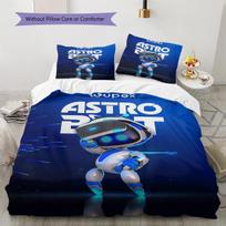 ASTRO BOT Raštas Patalynė, Antklodžių Komplektas Antklodės Užvalkalas Pagalvės Užvalkalas Namų Gimtadienio Dovana (1 * antklodės užvalkalas + 2 * pagalvės užvalkalai, be šerdies) 135x200cm white