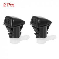 2pcs 68269108AA Windshield Washer Nozzle Sprayer 1 Hole for Dodge Durango 11-19 black