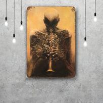 zdzislaw beksinski Skardinė lentelė Namų dekoras Sienų dekoras Menas Sienų tapyba Kambario dekoravimas Dekoravimas Retro metalinė plokštelė Baro plakatai 30x40cm(11.8x15.7inch)
