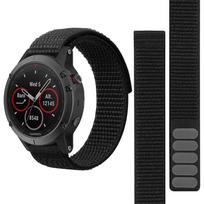 22 mm Velcro nailono dirželis laikrodžiui Garmin Fenix 7 Pro 6 Pro 5 Plus Forerunner 965 955 945 935 265 255 Epix Pro 2 Apyrankė 22mm Width