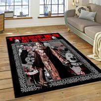 3D Terrifier 3 Siaubo Klouno Filmo Animacinis Kilimas Kilimėlis Miegamojo Svetainės Namų Sofos Dekoravimui, Vaikų Žaidimų Dekoras Grindų Kilimėlis Dovana 40x60cm( 15x23in ) gray