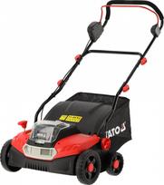 Akumuliatorinis vejos skarifikatorius-aeratorius 2 × 18 V, 360 mm, 900 W, su 2 × 4 Ah akumuliatoriais ir įkrovikliu YATO (YT-84841)