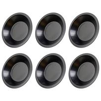 Carbon Steel 5Inch Mini Pie Dish Nonstick Front For Handmade Tarts And Quiches Dishwasher Safe 1 black