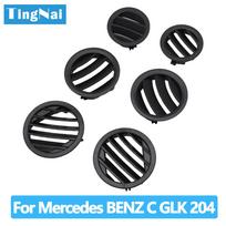 LHD RHD Console Dash Air Conditioner AC Vent Grille Cover Replacement For Mercedes Benz C Class W204,204 LCI,GLK X204, Old Model Right black