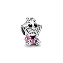 Big Eared Dog Elephant Elf Pendant S925 Pure Silver Bead Bracelet DIY Gift for Boys Girls white