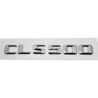 Automobilio bagažinės raidės emblemos lipdukai Galinės bagažinės emblema Mercedes Benz CL55 CLS63 CLS55 CLS260 CLS350 CLS400 CLS500 CLS550 DY6 Plastic white