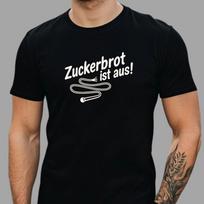 Herren T Shirt Zuckerbrot ist aus Spruch Lustig Funshirt Geschenk S bis 5XL S gray