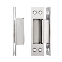 Hidden Door Hinges Steel Thickened Cross Door Hinge Black Concealed Folding Door Window Hinge Furniture Accessories