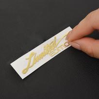 Riboto leidimo 3D metalinis automobilio lipdukas Metalinis emblemos ženklelis Motociklo Automobilio Stilius Kėbulo Priekinio Stiklo Lipdukai Automobilio Išorės Dekoras