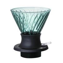 Panardinamas lašintuvas Jungiklis Stiklinis Pour Over kavos aparatas V formos Drip Coffee Dripper ir filtrai V02