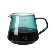 Panardinamas lašintuvas Jungiklis Stiklinis Pour Over kavos aparatas V formos Drip Coffee Dripper ir filtrai V02 gray