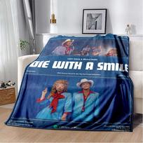 Die With A Smile Bruno Lady Gaga Short-Pile Blanket,Warm Soft Suitable for All Seasons,Cartoon Blanket for Sons and Daughters. 75x90cm