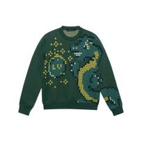 LOUIS VUITTON SS24 Sweatshirt Men's Green 1AFIXS XS gray