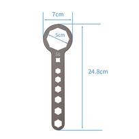 Fork Cap Wrench 40mm/41mm/45mm/46mm/48mm/50mm with 8-angle Shock Absorber Spanner Repair Tool 50MM