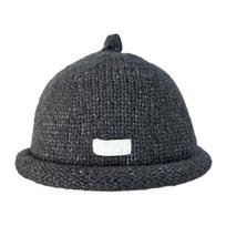 Casual Docker Cap Skull Hat Casual Hat Rolled Cuff for Daily Wear Outdoor Activity Streetwear Photo Props juoda
