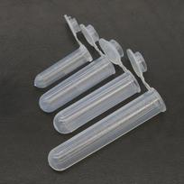 10 Pieces of Laboratory Supplies Sample Transparent Micro Plastic Centrifuge Tube Test Tube Snap Laboratory Container Lid 2ML gray