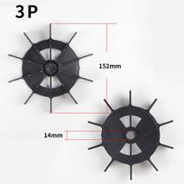 For Air Compressor Fan Blade Air Pump Direct Connected Fan Direct-on-line Motor Fan Blade Replacement Plastic Cooling Fan Blades