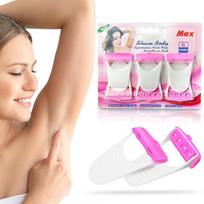 JD PRO Max Soft Care Bikini Shaving Razor for Women and Girls, Body Hair Remover Razor for Smooth and Gentle Shave (Pack of 6) beige