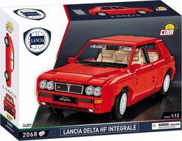Konstruktorius, automobilis Cobi Lancia Delta HF Integrale 24357, 2068 vnt., raudona sp.