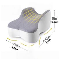 [Long Knee Pillow for Side Sleepers]Large Long Knee Pillow - Fully Supports Thighs for Side Sleepers, Aligns Spine for Side Sleeping Between Legs white