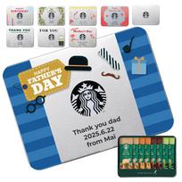 Personalized Starbucks Canned Latte Stick Gift Set WOWPersonalization available Wrapping Message card Coffee Instant Premium Celebratory gifts return black