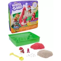 Kinetic Sand: Šuns Patrulio smėlio plastilino rinkinys su Marshall ir dinozaurų figūrėle