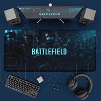 Naujas E-sporto B-Battlefield 6 pelės kilimėlis, klaviatūros kilimėlis, dideli žaidimų priedai, užrakintas kraštas, stalo kilimėlis, HD žaidimų neslystantis guminis pelės kilimėlis 30cmx80cm(11.8x31.5inch) gray