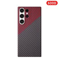 Skirta Samsung Galaxy S23 Ultra / S23+ / S23 Anglies Pluošto Danga Aramido Pluošto Kevlaro Audinys Plonas Kietas Dangtelis Magnetinis Juodas Slimlight Raudonas 60 Carbon Fiber&Galaxy S23 Ultra