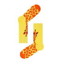 Funny Animal Socks for Mens and Womens Colorful Animal Patterned Crazy Cotton Crew Socks Casual Christmas Birthday Gift yellow