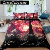 Tokyo Duvet Cover Set Queen Size Capital of Japan Bedding Set with Never Give Up Quote Japanese Culture Comforter Cover EU Single 135*200cm/53x79in 3pcs