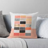 Dekoratyvinė namų pagalvės užvalkalas Pagalvės užvalkalai Nordic    Modernus svetainės sofa namų lova   Abstrakcija 66x66cm gray