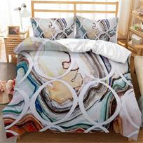 Green Marble Duvet Cover Set Queen King Size Golden Curve Modern Abstract Art Bedding For Kids Teens EU single(135x200cm) gray