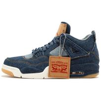 Air Jordan 4 Retro Denim Vyriški sportbačiai Mėlyni Buriniai Žaidimų Raudoni AO2571-401 42.5 black