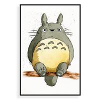 Anime Hayao Miyazaki Drakonas Katė Vintažinis Plakatas Aliejinis Paveikslas Sienų Menas Svetainės Baro Dekoracija 30cm×40cm NoFrame beige