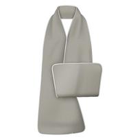 Functional Adult Bib Scarf Clothing Cover for Men and Women Adult Keep Outfits Immaculate and Dine with Confidence 4 gray