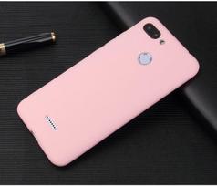 Dėklas Xiaomi Redmi 6 6A, Xiaomi Redmi 6 6A 5.45  colių matinio TPU silikono telefono dėklai Redmi 6A rožinė