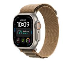 Apple  Watch Ultra 4 GPS + Cellular 49mm Natural Titanium Case with Desert Alpine Loop - L | MJAG4QP/A | 195951215648