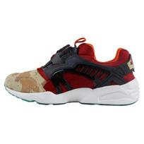 Titolo x Puma Atmos Disc Blaze Desert Dusk Men Sneakers Blue Dark-Navy-Ribbon-Red 363063-01 46 black