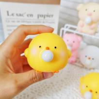 New Cute Blow Bubble Chick  Fidget Toys Decompression Sensory Stress Relief Squeeze Toy For Adults Kids Party Favors