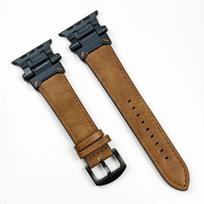 Prabangus odinis dirželis Apple Watch Ultra 2 49mm vyriškam laikrodžiui, dirželis Correa apyrankė IWatch 10 46mm 9 7 8 6 5 4 Se 45mm 44mm For 42 44 45 46 49mm brown