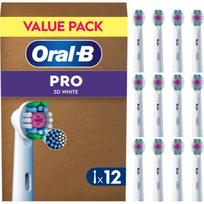 Oral-B PRO 3D White dantų šepetėlio pakaitinės galvutės 12 vnt.