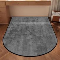 Study Desk Chairs Floor Mat Home Chair Non-slip Pad Vanity Table Solid Coral Felt Carpet Home Decoration 60X90CM (2X3FT