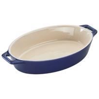 staub Keraminis gratinų indas Gran Blue, tinkamas naudoti orkaitėje ir mikrobangų krosnelėje, japoniškas indas „Ovalas 23 cm“ [Įgaliotas produktas] 40508-604