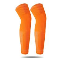 Loogdeel 1 Pair Adult Football Calf Muscles Socks Over-The-Knee Soccer Leggings Socks Breathable Sports Knee Pads Leg Cover Joint Knee