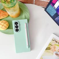 Matte PC Shockproof with Pen Slot with S Pen Phone Case for Samsung Galaxy Z Fold 7 6 5 4 3 Fold7 Z Fold 7 6 Protective Cover Galaxy Z Fold6 žalia