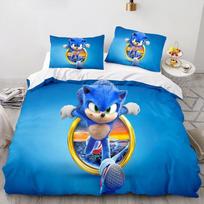 Hedgehog Boy Duvet Cover pillowcase Bedding Bedroom Decoration Children Gift adult Single Double bed Large SizeZip Duvet Cover 200x200cm